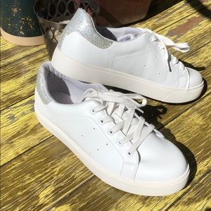 White Aldo sneakers